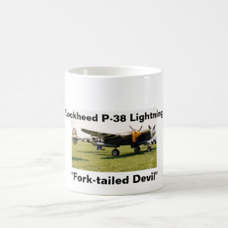 Blitz Lockheeds P-38 Kaffeetasse
