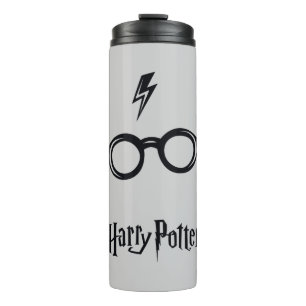 Blitz-Narbe und Gläser Harry Potter-Bann- Thermosbecher