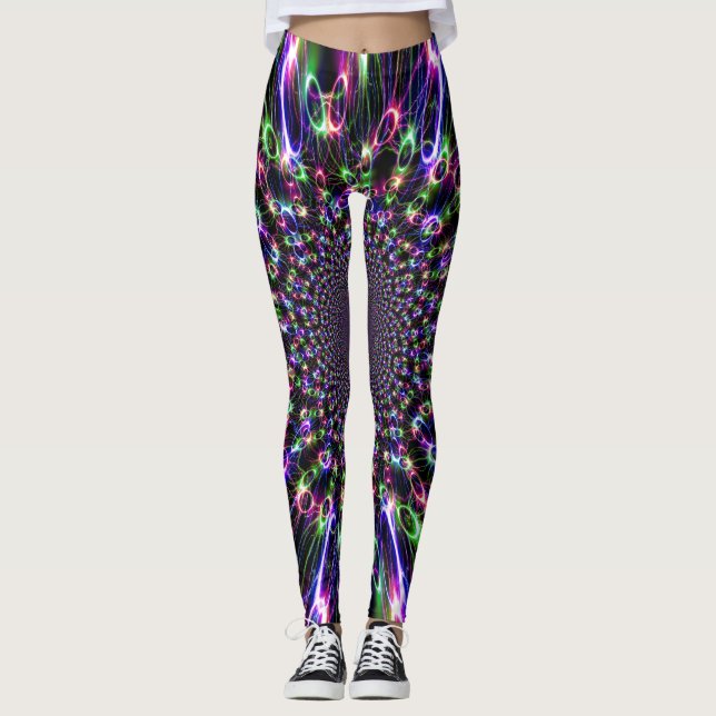 Blitz Regenbogen 2 Spektakuläre Leggings (Vorderseite)