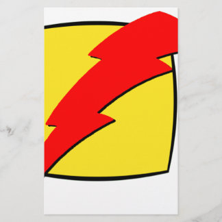 Blitz-Retro-Look Superhelden-Logo
