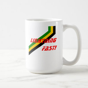 Blitz-schnelle Jamaika-Streifen Kaffeetasse