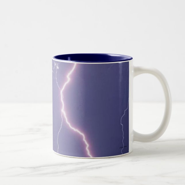 Blitz - Tasse- Zweifarbige Tasse (Rechts)