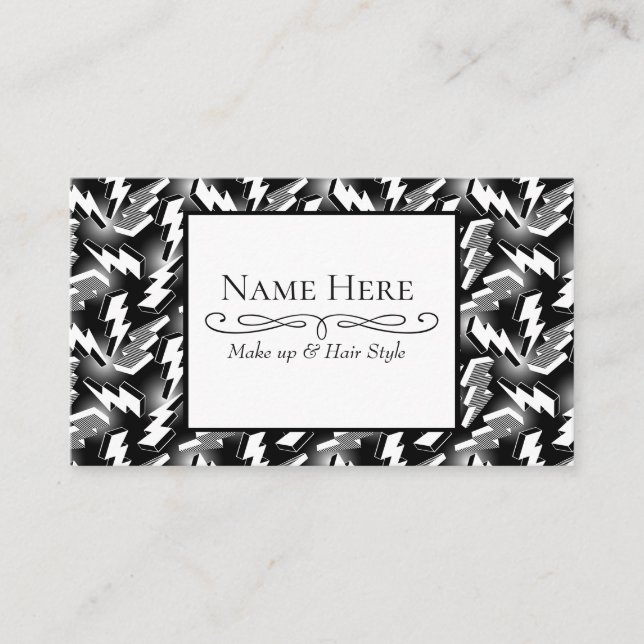 Blitzbolzen Visitenkarte (Vorderseite)