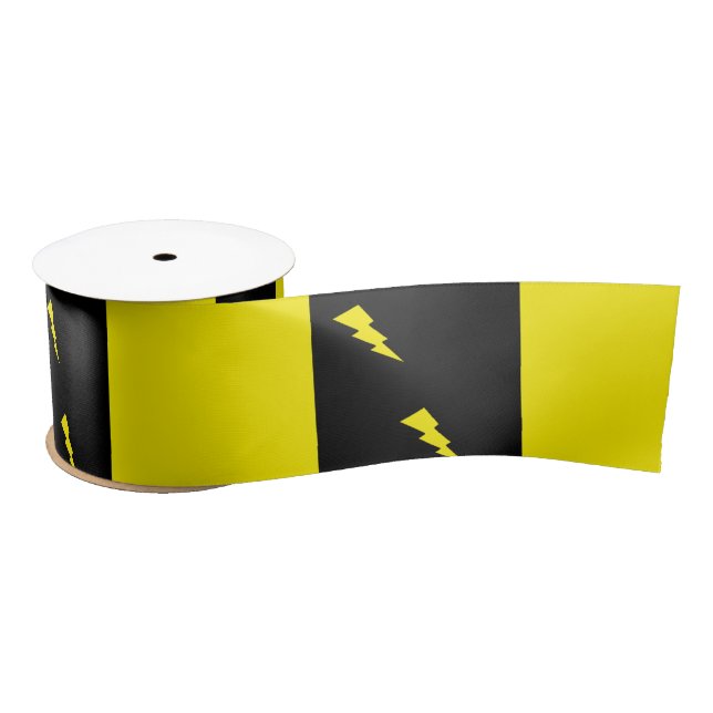 Blitzbolzenmuster Satinband (Spule)