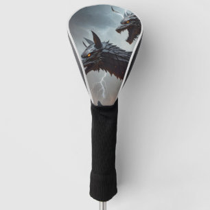 Blitze Cyborg-Wölfe Golf Headcover