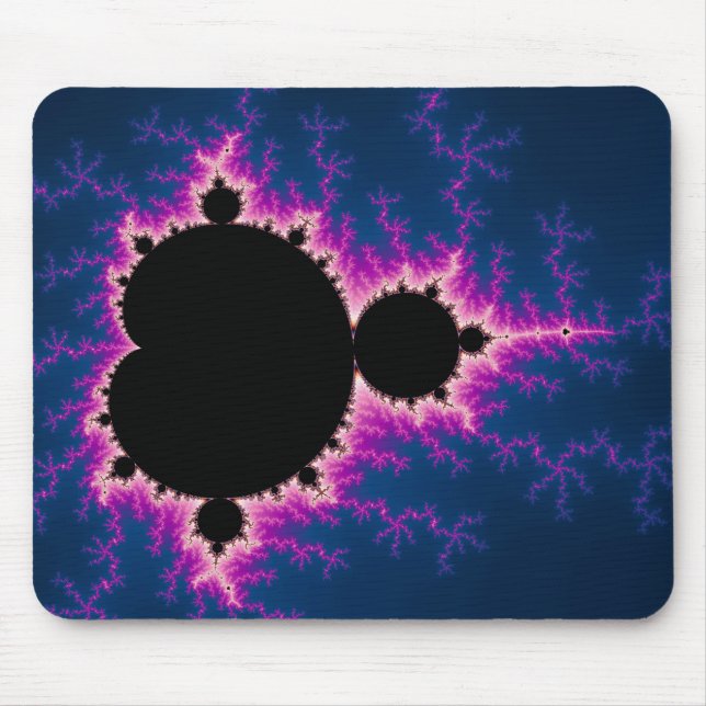 Blitze - Fraktal Mousepad (Vorne)
