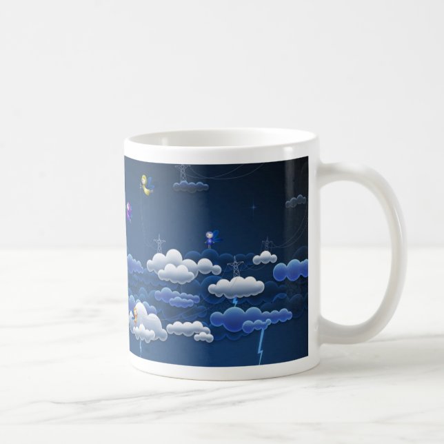 Blitze Kaffeetasse (Rechts)