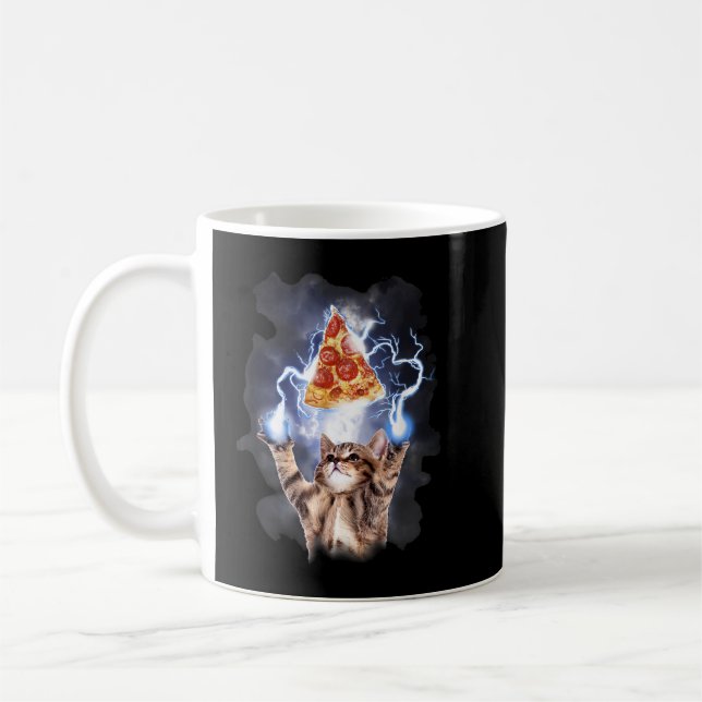 Blitze Pizza Cat Kaffeetasse (Links)