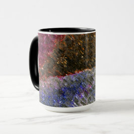 Blitze und rustikale geschmolzene Spritzgüsse aus  Tasse