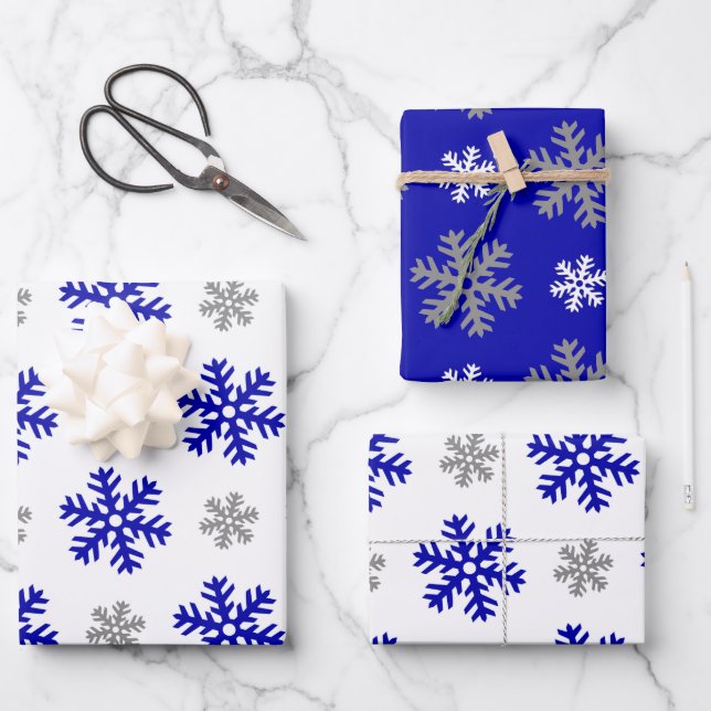 Blitzen Geschenkpapier Set (Vorderseite)