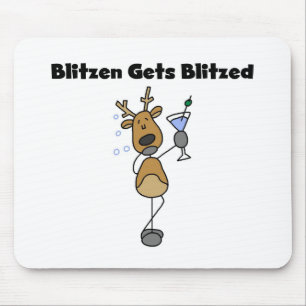 Blitzen Gets Blitzed Mousepad