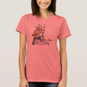 Blitzen Ren-Weihnachtst-shirts und -geschenke T-Shirt