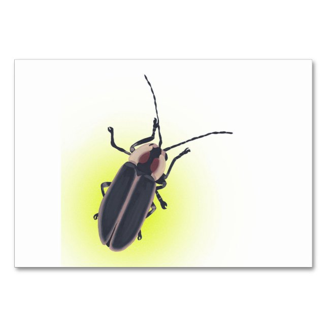 Blitzfehler, Firefly, Insektenlesen Tischnummer (Vorderseite)