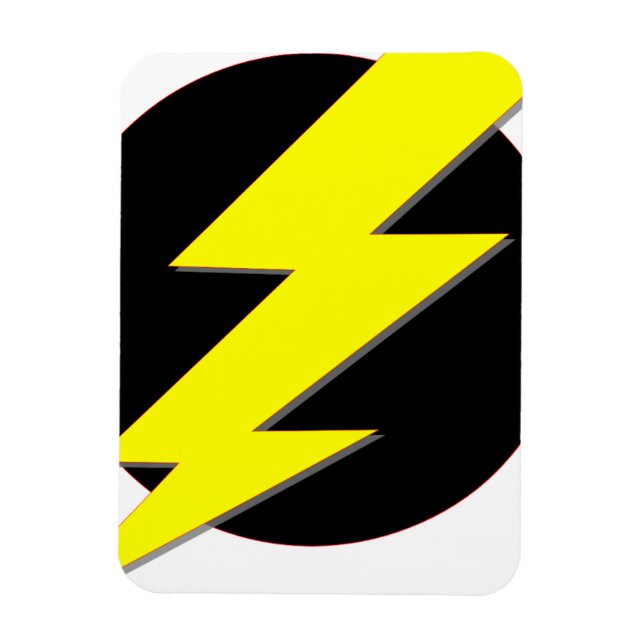 Blitzkreis Magnet (Vertikal)