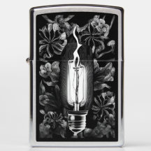 Blitzlampe mit Flamme