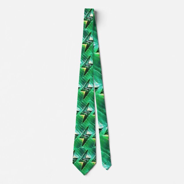 Blitzmuster Neck Tie Krawatte (Vorderseite)
