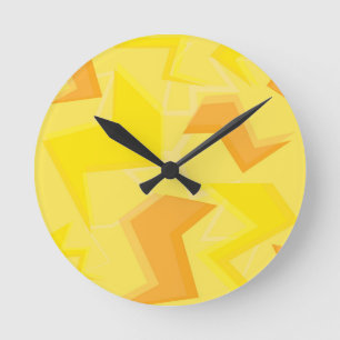 Blitzmuster Runde Wanduhr