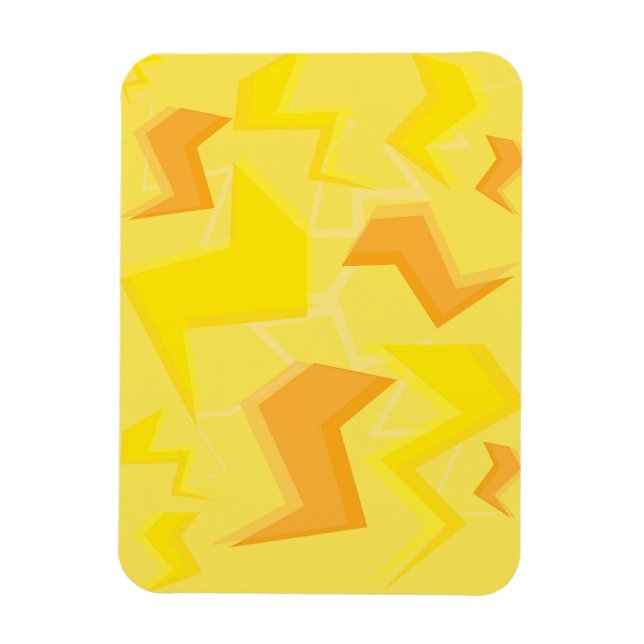 Blitzmusterbild Magnet (Vertikal)