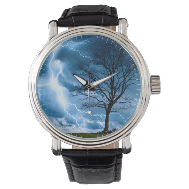 Blitzschlag Armbanduhr (Vorderseite)