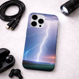 Blitzschlag auf Wasser iPhone 15 Pro Hülle