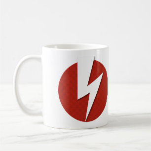 Blitzschlag Kaffeetasse