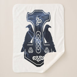 Blitzschlag Thors Hammer Sherpadecke