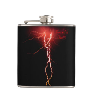 Blitzschlag Vinyl Wrapped Flask Flachmann