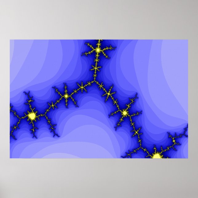 Blitzschlagdruck Poster (Vorne)