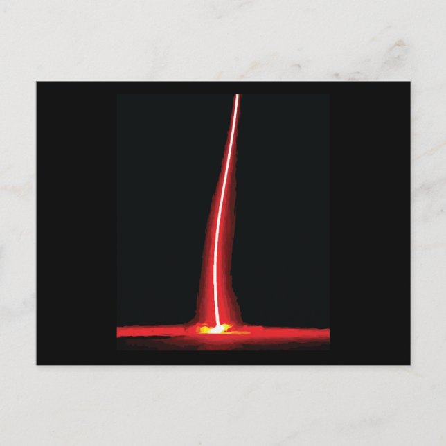 Blitzwetterlicht Postkarte (Vorderseite)