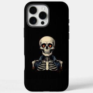 Blize des Papiers Skull iPhone 16 Pro Max Fall Hülle