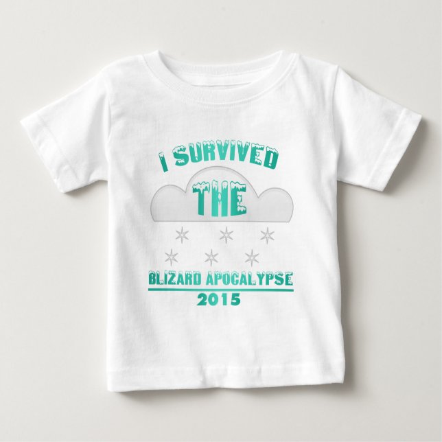 Blizzard 2015 baby t-shirt (Vorderseite)