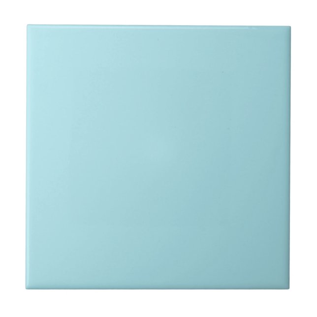 Blizzard Blau Einfarbig Fliese (Vorderseite)