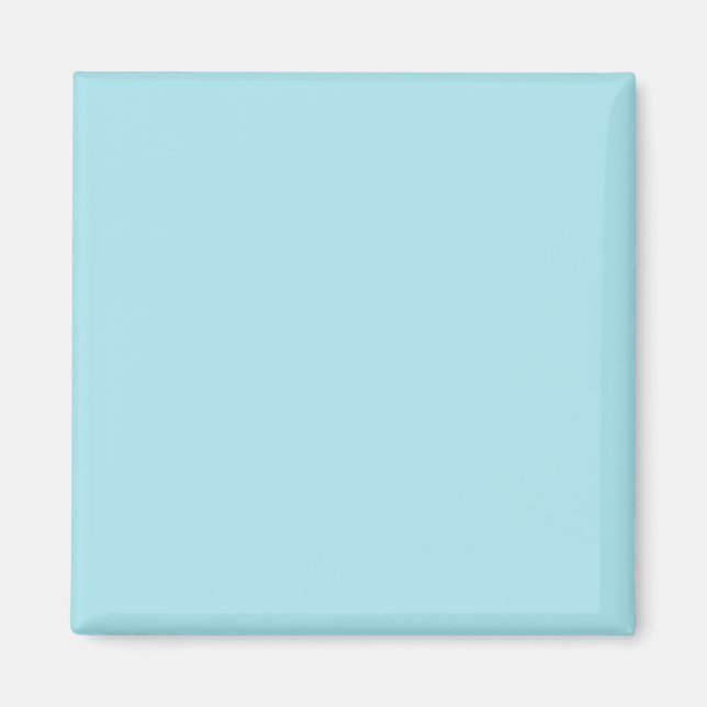 Blizzard Blau (feste Farbe) Magnet (Vorne)