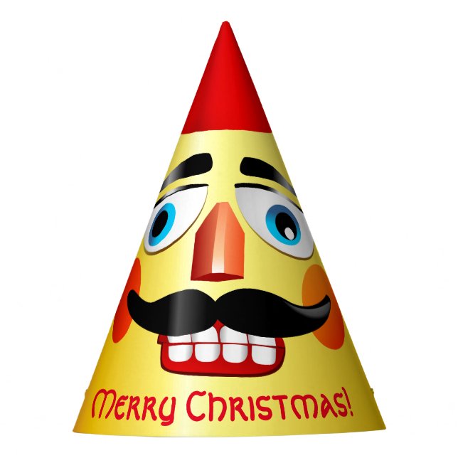 Blizzard Head Xmas Nutcracker Toy Soldier Partyhütchen (Vorderseite)