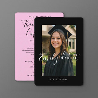 BLK & PINK 2026 | Invitation de remise des diplôme