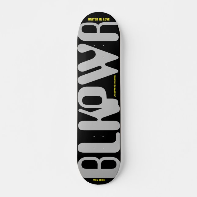 BLK PWR   JMT 7 3/4" Skateboard Deck (Vorne)