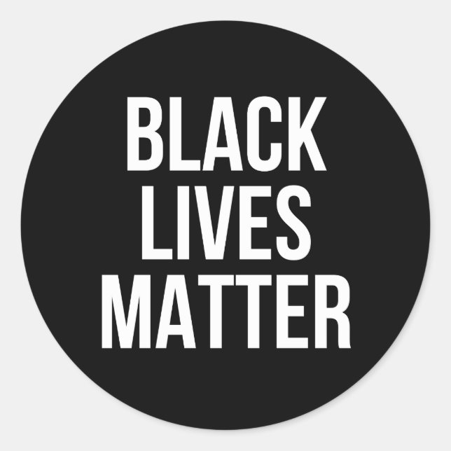 BLM Black Lives Matt Stickers (Vorderseite)