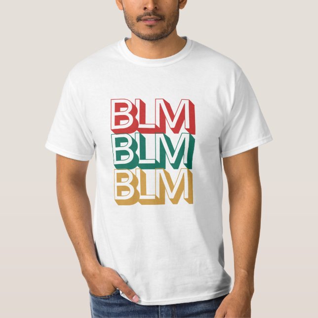 BLM Black Lives Matter T-Shirt (Vorderseite)