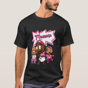 Blm Black Melanin Kinder Sneaker Match 14 Shocking T-Shirt