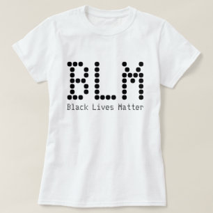 BLM Black überträgt den Namen und den Text der Mat T-Shirt