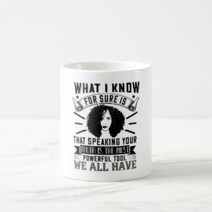 BLM - Deine Wahrheit zu sagen ist mächtig Kaffeetasse