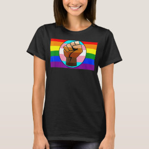 Blm Flag für Gay Trans Blm Flag T-Shirt