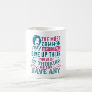 BLM - Gib den Power nicht auf Kaffeetasse