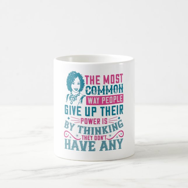 BLM - Gib den Power nicht auf Kaffeetasse (Mittel)