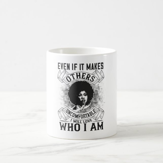 BLM - Ich werde lieben, wer ich bin Kaffeetasse (Mittel)