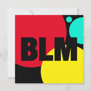 BLM Wir stehen zusammen mit einer benutzerdefinier