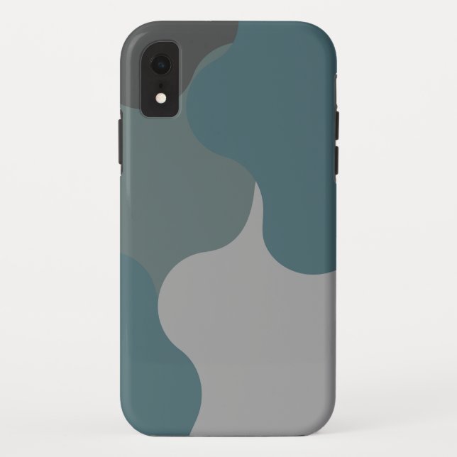 Blob-Muster Kreative Wandkunst Tapete   Case-Mate iPhone Hülle (Rückseite)