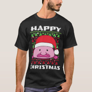 Blobfisch Frohe Weihnachten Süße Festliche Weihna T-Shirt