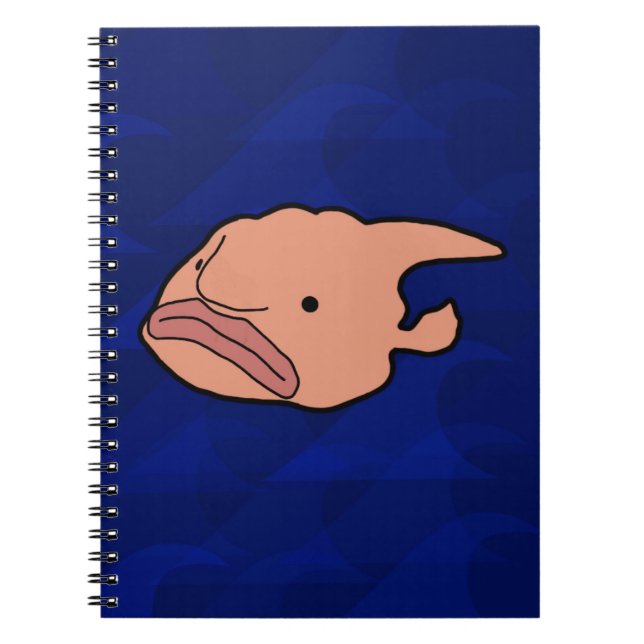 Blobfisch Notizblock (Vorderseite)