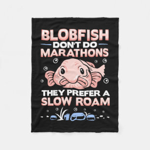 Blobfische Mens marathons Blobfische Meeresfische Fleecedecke